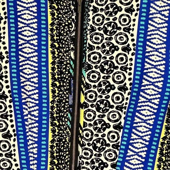 Plenty by Tracy Reese Anthropologie Dress  Size 2 Multi Color New Moon Tribal - Picture 7 of 10